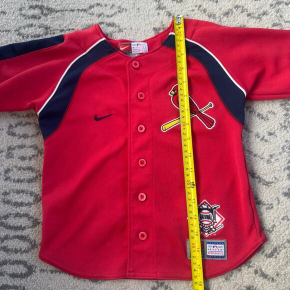 Nike MLB St. Louis Cardinals Button Down Jersey Size 4 - Picture 6 of 7